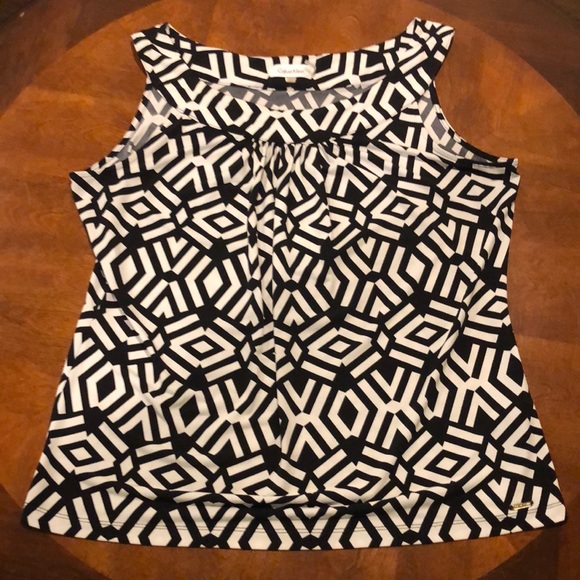 Calvin Klein Tops - Calvin Klein Geometric Tank Blouse XL